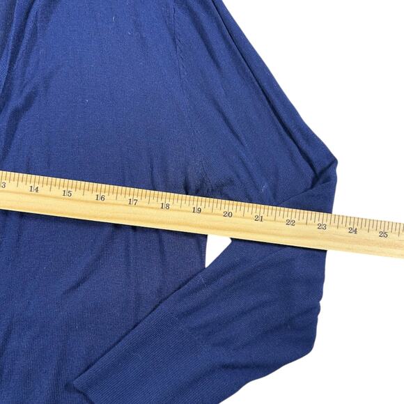 Vera Wang Women's Blue Cardigan - Size: Medium - Picture 4 of 6